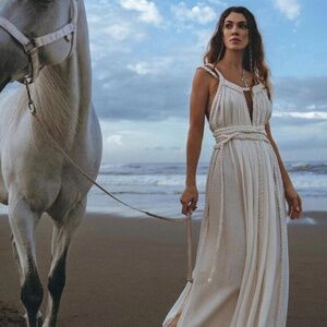 NWT Aya sacred wear Greek goddess dress